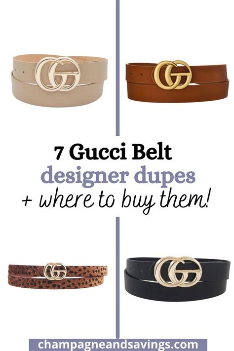 The Best Place to Buy Gucci Belt Dupes & GG Belt 